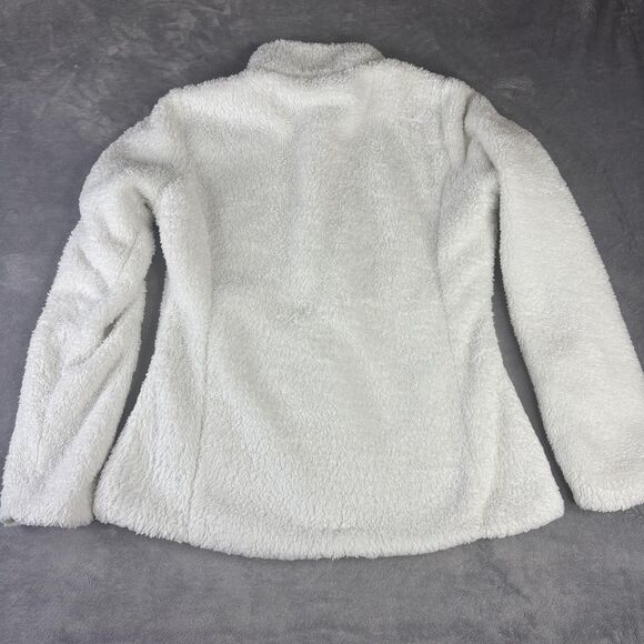 Patagonia Jacket Womens Medium White Las Gatos Fleece Lined Full Zip Winter - Picture 5 of 10